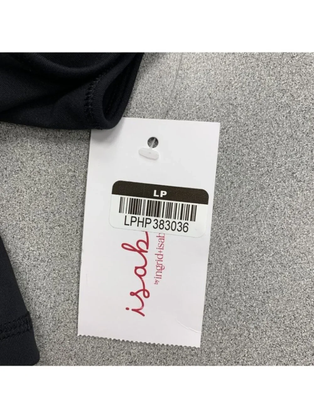 NWT Women's XS Ingrid & Isabel Black Maternity Tank Bodysuit Scoop Neck J1809 - Picture 10 of 12